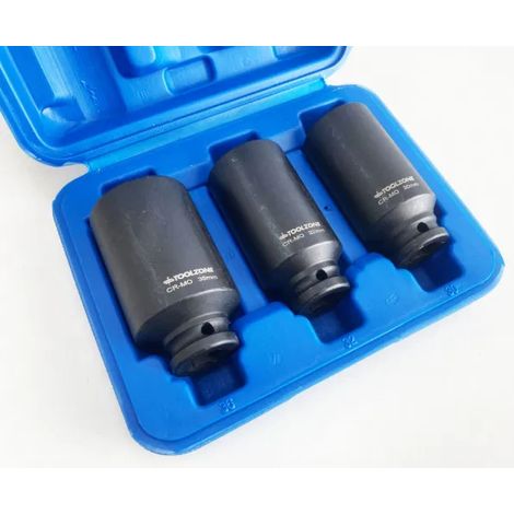 DEEP IMPACT SOCKET SET 3PC 30MM 32MM 36MM 1/2"" DRIVE SS248