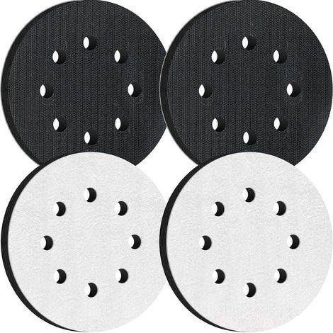4PCS Pad Morbido 125mm Smerigliatrice angolare 8 fori Interfaccia Schiuma Pad per Disco Abrasivo (1/5)