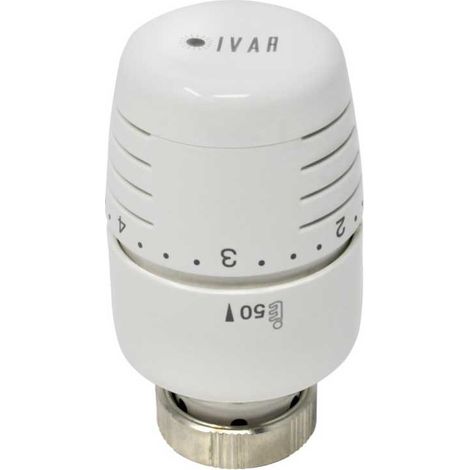 Cabezal Termostático con Mando y Sensor de Expansión de Líquido Incorporado - IVAR