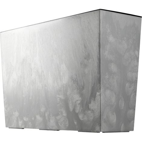 Vaso da fiori KADAX Vaso da fiori alto con supporto per fiori + inserto 19x56 cm Grigio cemento (1/4)