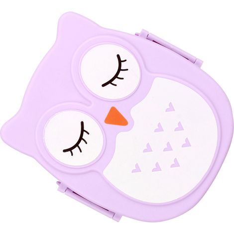 Boîte de repas en plastique portable, sûre pour micro-ondes et rangement alimentaire (1/5)