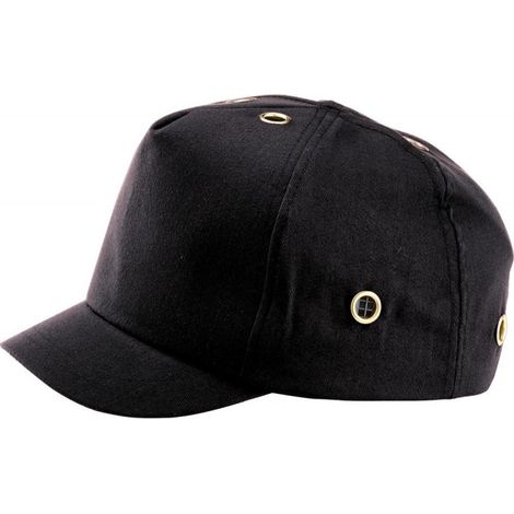 Gorra antigolpes VOSS-Cap short, negro