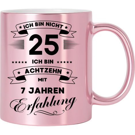 Taza divertida, regalo para un 25 cumpleaños