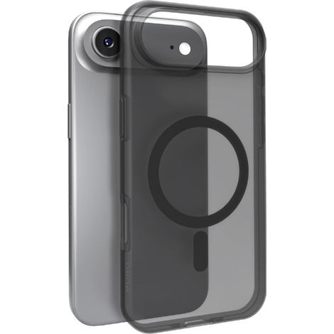 Coque en silicone translucide Puro Daylight compatible MagSafe pour iPhone 17 Air - Noir translucide (1/2)