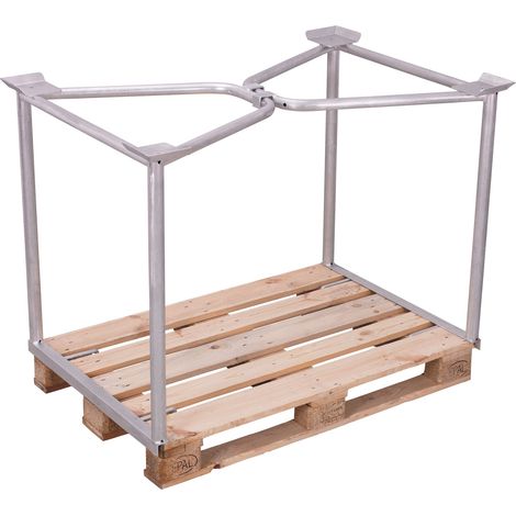 VARIOfit Palettenaufsatz Typ 65 verzinkt 1.200 x 800 mm Nutzhöhe 1.000 mm (1/2)