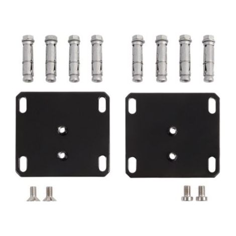 Kit de fixation murale pour ferme-porte intégré INTERIO, toutes fixations incluses - LOCINOX - (1/2)