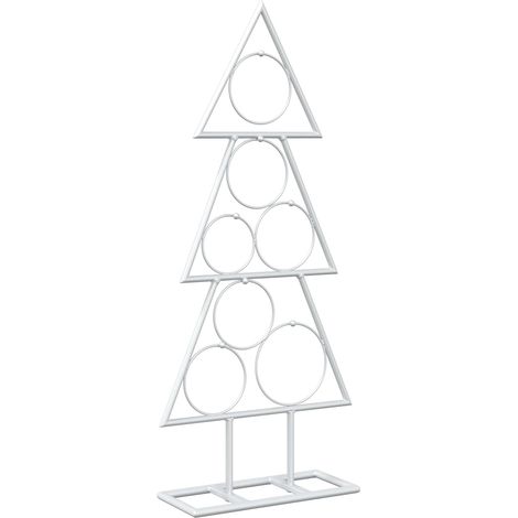 Metall Weihnachtsbaum KUOPIO 60 cm Stahl Weiß vidaXL (1/5)