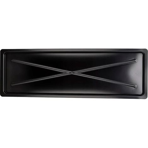 Plateau pour séchoir à meubles, plastique, noir, 24,7 x 75 cm, 1 pièce. (1/3)