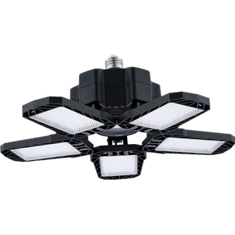 Filiyano-1 panneau LED de garage 80 W, culot E27/E26, déformable et réglable (5+1 positions). (1/5)