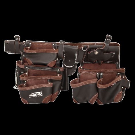 Werkzeuggürtel awtools aw30618bl Leder 14 Taschen (1/3)