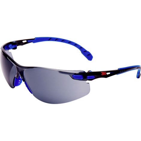 3M Solus S1102SGAF Schutzbrille mit Antibeschlag-Schutz Blau, Schwarz EN 166 DIN 166 (1/5)