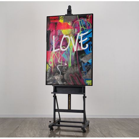 Gemälde Love Rahmen Schwarz 120x80 cm (1/5)