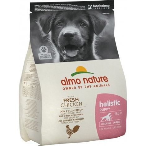 Almo Nature Dog Holistic Puppy Medium Pollo - Almo Nature Dog Holistic Puppy Medium Pollo - Sacco Da 12 Kg (1/2)