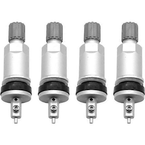 Kit de réparation de valves métalliques TPMS (système de surveillance de la pression des pneus) - Lot de 4 (1/5)