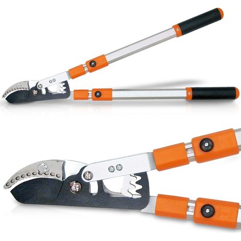 Hecht jardin Sécateur 70-104 cm Cisailles Ciseaux de branche lagueur Lame en acier Jardin Télescopique