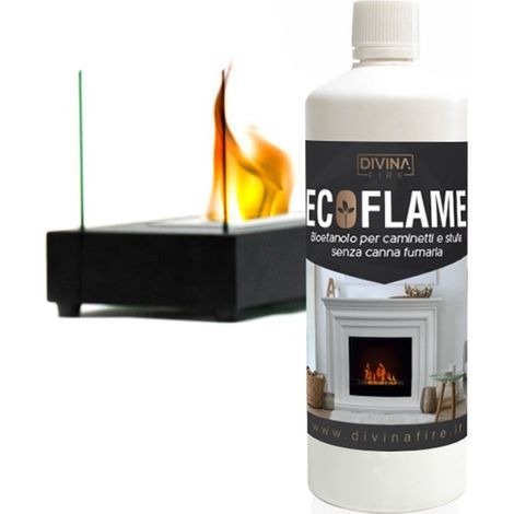 Pack de bioetanol Ecoflame en 12 botellas de 1 litro por quemador