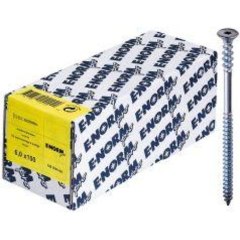 Vis bois ajustement galZn 6,0x100 E-NORMpro (Par 100) (1/3)