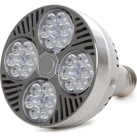 LED-Glühbirne E27 35W 2.800Lm 6000ºK PAR30 Lüfter 40.000H [HO-PAR30-35-WF-CW]