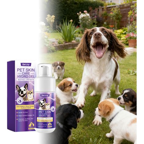 Gel hydrogel pour le soin de la peau des animaux, convient aux chats et aux chiens, soin quotidien de surface de la peau – 100 ml (1/5)
