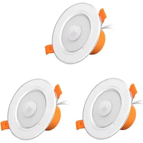 Plafonnier LED avec capteur de mouvement humain, éclairage d'intérieur, idéal pour un Restaurant, une salle de bain 3pcs (1/5)