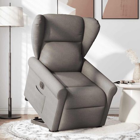 Maison Exclusive - Relaxsessel mit Aufstehhilfe Elektrisch Taupe