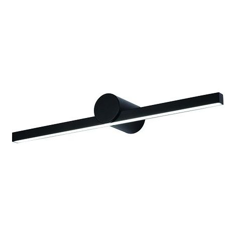 Applique Murale de Salle de bain LED 10W IP54 Noir Sablé ZAMBELIS - Blanc chaud - 3000K (1/3)