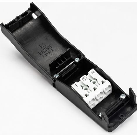 Boîte de jonction 3 voies 863H avec bornier 3 pôles en PP ignifuge 863h 3 39 25mm 7,7 × 2,7 × 2,4 cm 28 g – Livraison gratuite