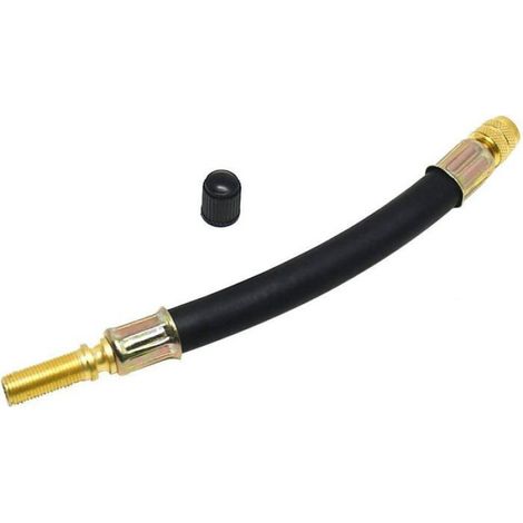 Extension De Valve De Pneu - 150 mm - Pour Camions Et Bus - Valve Américaine - Lot De 4 Avec 2 Supports (1/3)