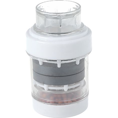 Filtre de robinet purificateur d'eau anti-éclaboussures, rallonge de robinet anti-fuite, filtre de robinet de cuisine, adoucisseur d'eau blanc (1/5)