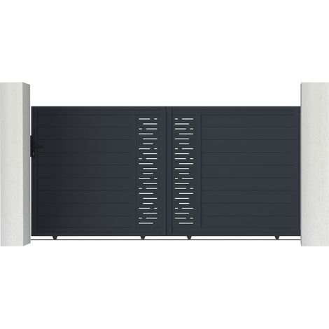 Puerta corredera de aluminio 3m ARLBERG 300 x 160 cm (1/4)