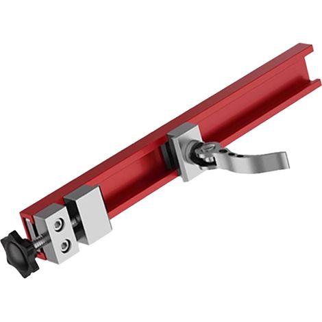 Guide de base pour machine de coupe 360 mm, pince de fixation réglable 0-300 mm en alliage d'aluminium pour scie circulaire, pour le travail du bois (1/5)