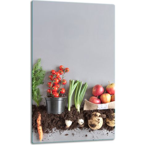 GLASPLATTE, TISCHPLATTE 30x52 GEMÜSE (1/5)