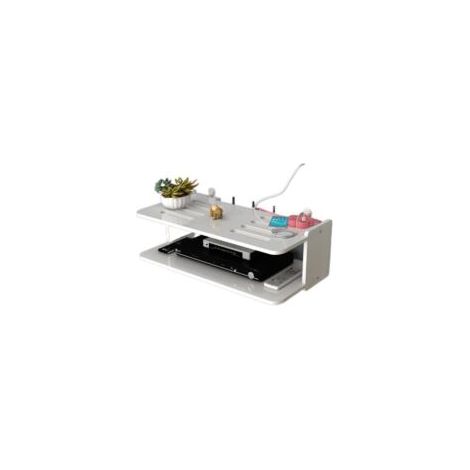 Bardusch-Organisateur de Montage Flottante étagère Mural pour TV Box Décodeur de Routeur WiFi Support - 45 cm