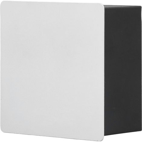 Applique Murale Rétro Design Carré 3W Lumière Chaude Éclairage Unilatéral LED pour Hôtel Coque Blanche AC85-265V (1/5)