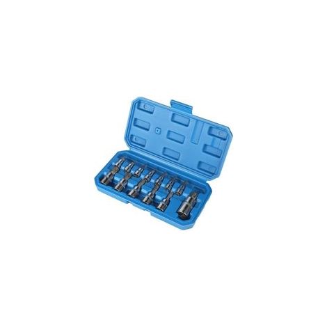 Douille Torx Male 1/2'', 1/4'', 3/8'', Embout Torx 6 Pans T8 T10 T15 T20 T25 T27 T30 T40 T45 T50 T55 T60 T70, Douille Allen