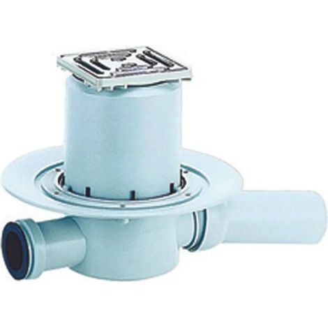 DALLMER Scarico a pavimento 42 SE, afflusso DN 40, DN 50, 100 x 100 mm, 420121