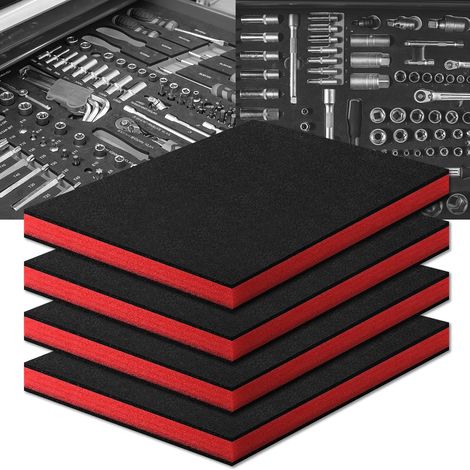 Lot de 4 inserts en mousse - 407 x 305 x 38 mm (1/5)