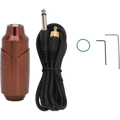 Professioneller Tattoo-Stift aus Aluminiumlegierung mit RCA-Kabel und Kartuschen – Tragbares Tattoo-Gerät (1/5)
