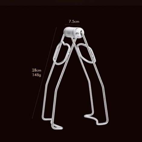 Clip Anti-chaleur - Acier Inoxydable 304 - Pour Plats Chauds Assiettes Bols - 18 cm - 1 Pièce (1/4)