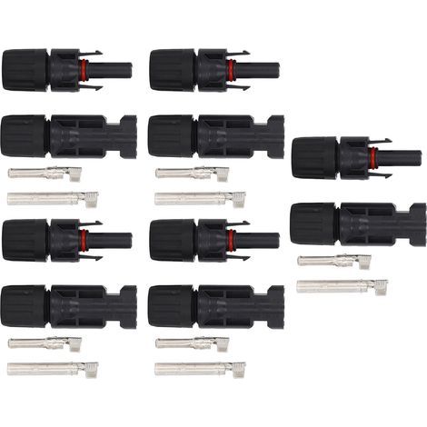 Sets Solarstecker (männlich/weiblich), IP67 wasserdicht, PV-Panel-Kabelstecker, 1000 V Hochspannung, 30 A (1/5)
