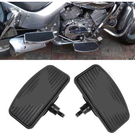 Ein Paar verstellbare schwarze Soziusfußrasten, passend für das Motorrad Sportster 883 1200 Dyna. (1/5)