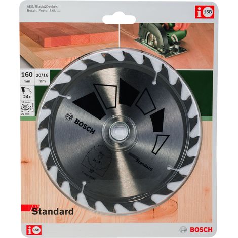 Hoja de sierra circular STANDARD Ø 160 mm BOSCH 2609256810