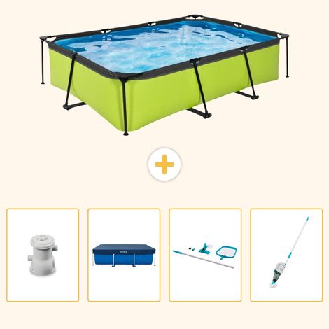 Exit-toys Piscine Exit Rectangulaire - 300x200x65 cm - 5-pièces S257 (1/5)