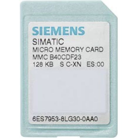 Siemens SIMATIC S7 Micro Memory Card 64 KB pour S7-300/C7/ET 200, 6ES79538LF310AA0 (1/2)