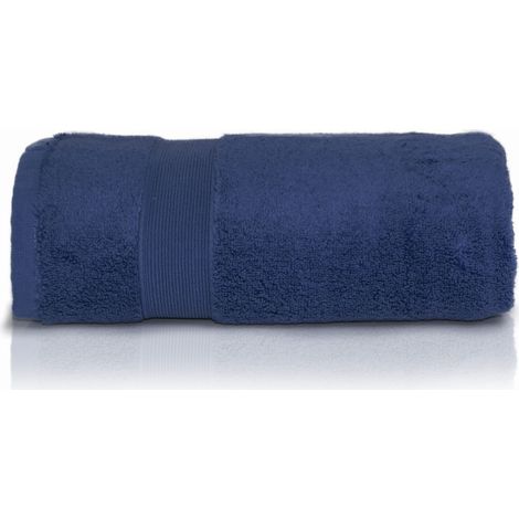 Handtuch 50x90 Rocco dunkelblau 600g 100% Baumwolle (1/5)