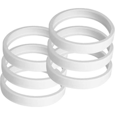 Lot de 3 pneus tout usage pour nettoyeur de piscine Polaris 180 280 360 380 C10 - NETBOAT - Gomme Tendre - Blanc (1/4)