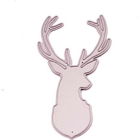Stanzschablonen für Elch-Metall, DIY-Scrapbooking-Album, Stempel, Papierkartenprägung