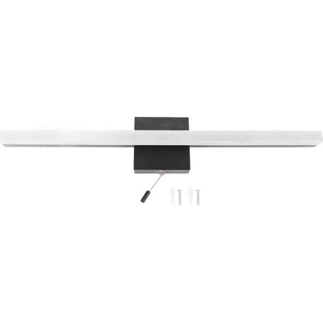Applique de salle de bain LED 22.4 inch 10W 1100LM avec interrupteur à chaîne - Éclairage moderne et doux pour miroir et dressing