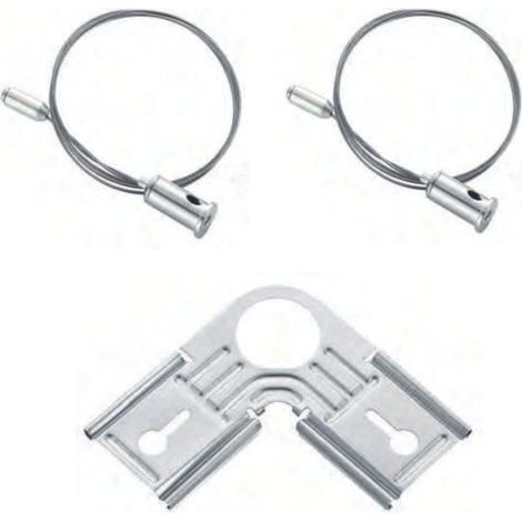 Kit de Suspensión para Conexión en L – Regletas LED Enlazables