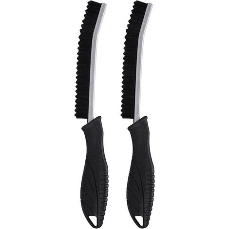 Lot de 2 brosses à joints, brosse pour salle de bain et cuisine, poils durs pour nettoyage efficace des rainures et fenêtres